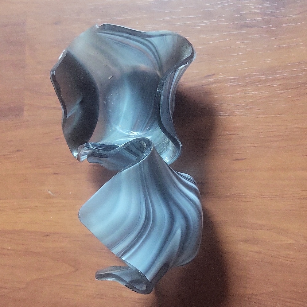 Glass candle tea light holders